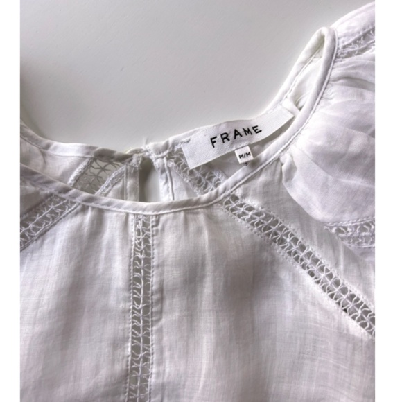 Spring-Perfect Lace Top [Frame, Like New, M] - Picture 4 of 7